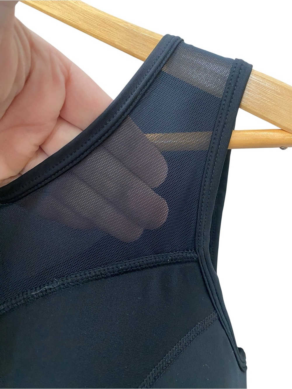 Lane Bryant Livi Active Black Front-Zip One-Piece Swimsuit size 16 1X Swim Suit - Picture 5 of 10